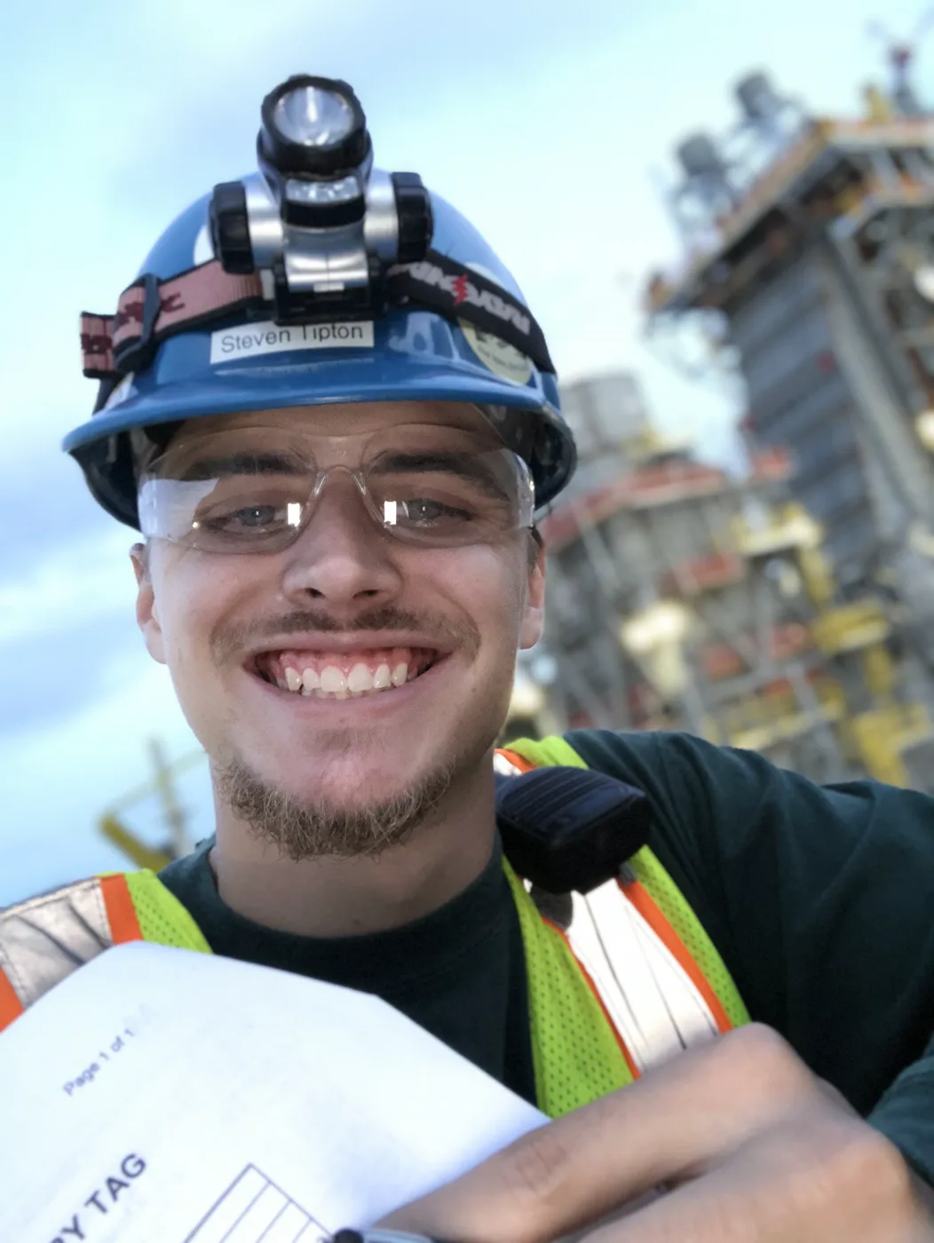 Craig Tipton, founder of Heist Marketing, on-site in the field